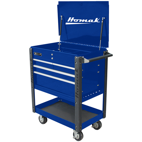 35" 4-Drawer Service Cart