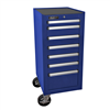 Homak Mfg. 18 in. H2Pro Series 7-Drawer Side Cabinet, Blue