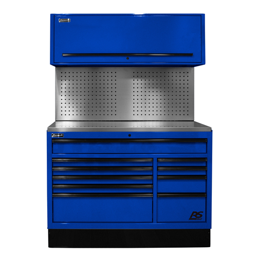 Homak Manufacturing Blcts54002 54" Cts Set - Tool Board Back Splash - Blue