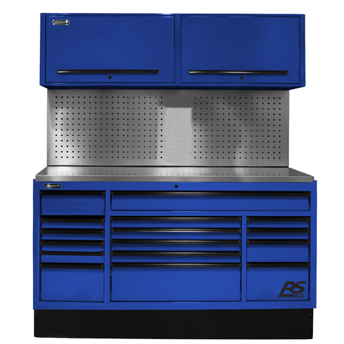 Homak Manufacturing Blcts72002 72 Cts Set - Tool Board Back Splash - Blue