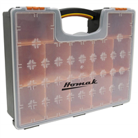 Homack MFG HOMHA01112425 Homak Mfg. Plastic Organizer 12 Removable Bins