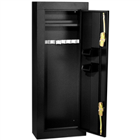 Homak Mfg. 8 Gun Steel Security Cabinet, Black