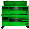 Homak Manufacturing Lg07072280 72" Rspro 12-Dr Top Chest 16-Dr Roll Cab Lim Green