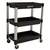 Homak Mfg. Utility Cart 30 in. x 16 in. 3-Shelf Plastic