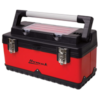Homak Manufacturing Homrd00120004 20" Metal And Plastic Hand-Carry Toolbox Red