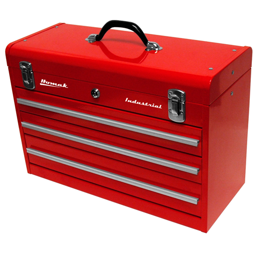 Homak Mfg. 20 in. 3-Drawer Toolbox