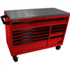 Homak Manufacturing Rd04054014 54 Roll Workstation W/Ss Worksurface-Red