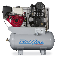 13HP 30 Gallon Honda Engine Cast Iron Series Compressor