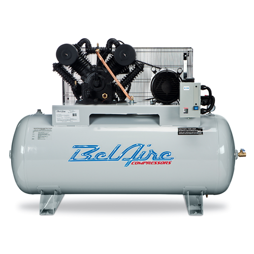 10HP 120 Gallon Case Iron Series Compressor