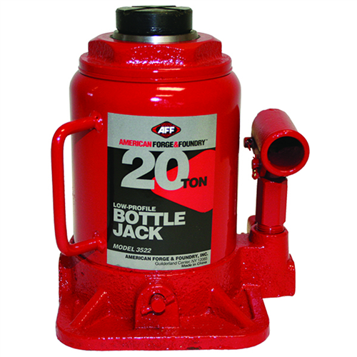 American Forge 20-Ton Red Bottle Jack