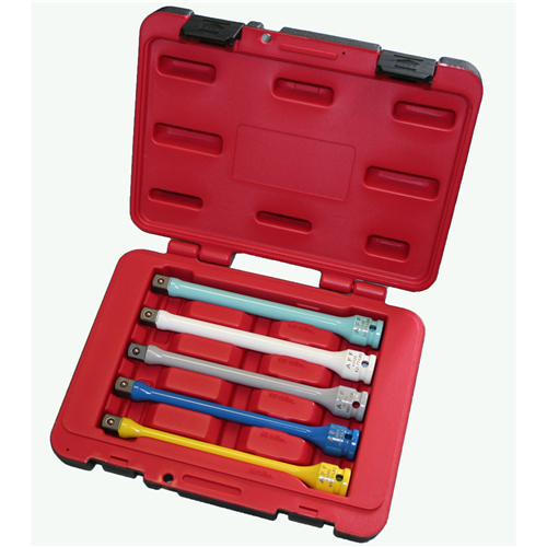 5 Piece 1/2" Drive Torque Limiting Extention Set