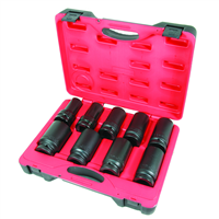 9PC 1IN DR Metric Deep Impact Socket Set