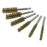 Twisted Wire Bore Brush Set (Brass)