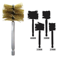 Innovative Products Of America 8038 25mm-40mm Brass Bore Brush Set