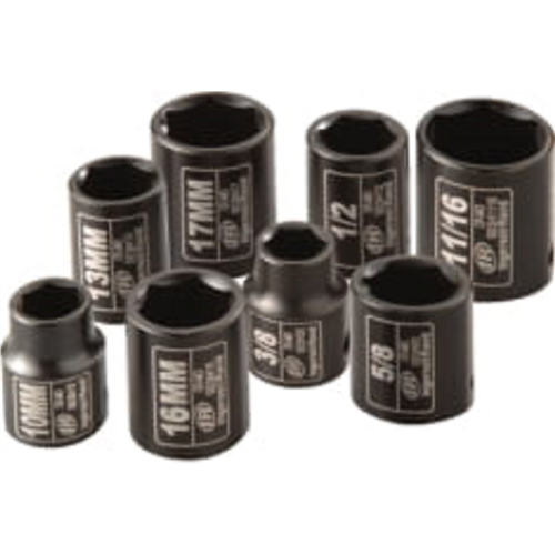 Socket Set 8 PC 3/8 IN Drive Combo SAE and Metric