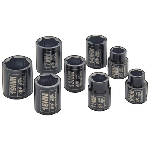 3/8" Drive 8 Piece Metric Impact Socket Set