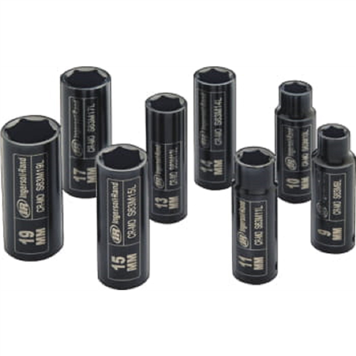 Socket Set 8 PC 3/8 IN Drive Metric Deep Impact