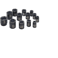 1/2" Drive SAE Impact Socket Set, 13 Piece - Ingersoll Rand