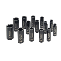 Ingersoll Rand Irtsk4M14Ln 14 Piece 1/2" Drive Metric Universal Socket Set