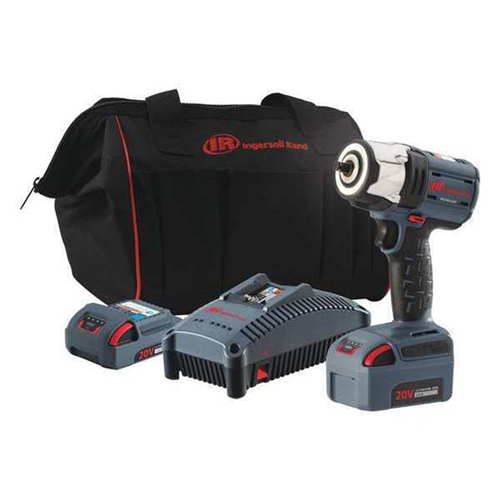 Ingersoll Rand W5133-K22 3/8 in. Drive High Torque Impact Wrench w/ 2 Batteries Kit