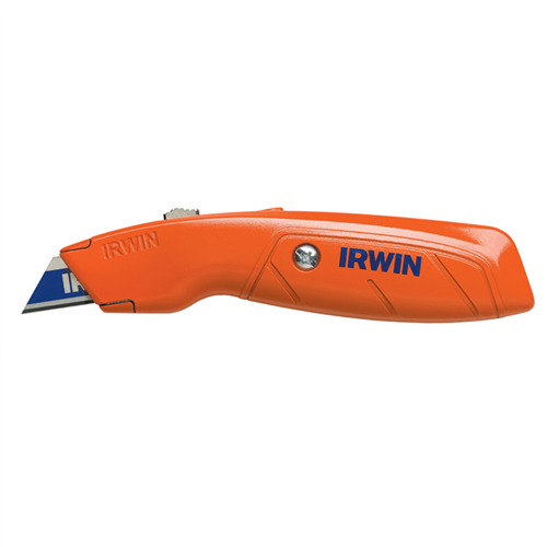 IRWINÂ® Retractable Utility Knife in Hi-Vis Orange