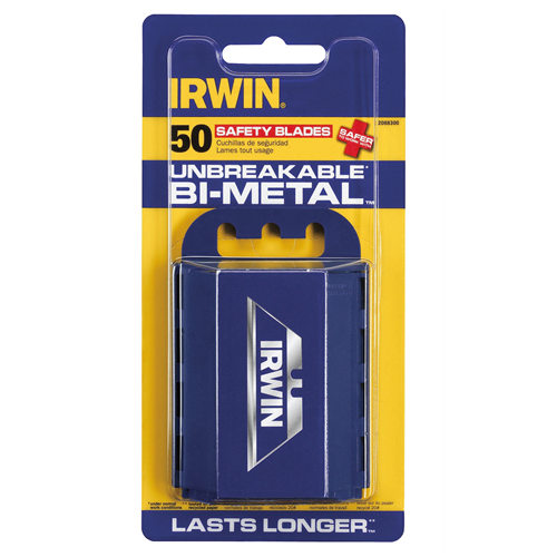 Irwin Bi-Metal Utility Knife Blades (Pack of 50)