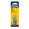 Power Bit Set, 3 Piece, T15, T20 and T25 Torx, 1-15/16" Long, 1/4" Hex Shank with Groove, Carded