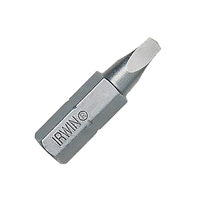 IRWIN No. 1 Square Recess Insert Bit, 1/4" Hex Shank, 1" Long