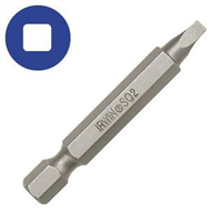 Power Bit, No. 2 Square Recess, 1/4 in. Hex Shank with Groove, 2-3/4 in. Long (Bulk)