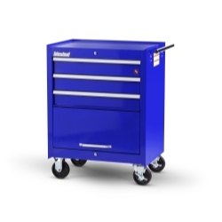 27' x 3 drawer + Door Cabinet, Blue