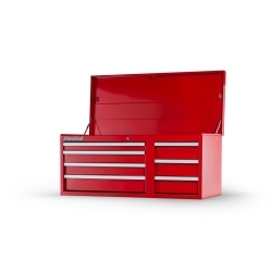 42 X 7 Drawer Top Chest, Red - Shop International Tool Box Online