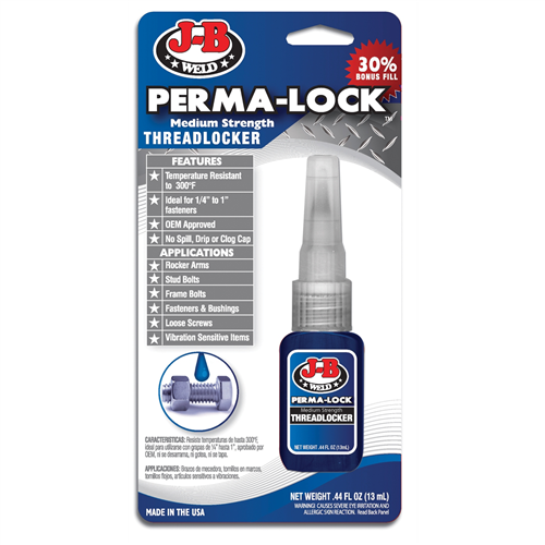 J-B Weld Perma-Lock 13 Ml. Blue Threadlocker