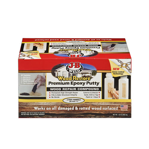 J-B Weld Wood Restore 32 oz. Premium Epoxy Putty Kit