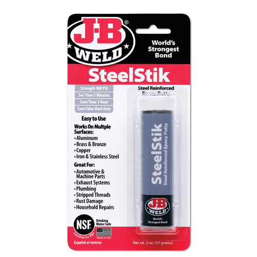 SteelStIk Reinforced Epoxy Putty Stick - 2 oz.