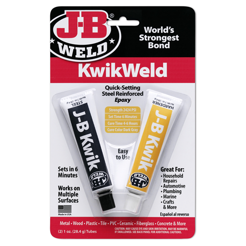 Kwik Weld Welding Compound.