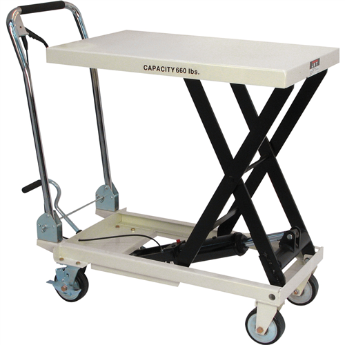 JET SLT-660F Scissor Lift Table, 660 lb. Capacity