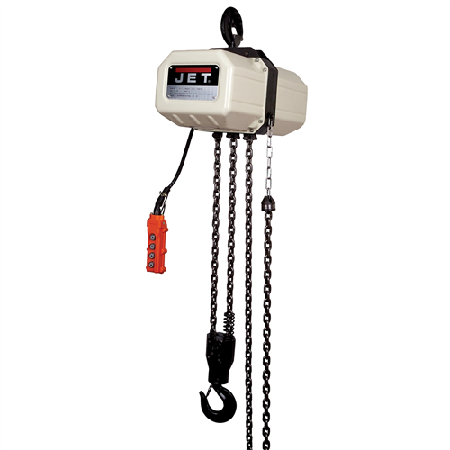 JET 2SS-1C-20 2-Ton, 1 PH Electric Hoist w/ 20' Lift