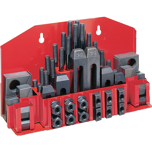 JET Tools Clamping Kit w/ Tray for T-Slot 52-Piece Kit for Vise