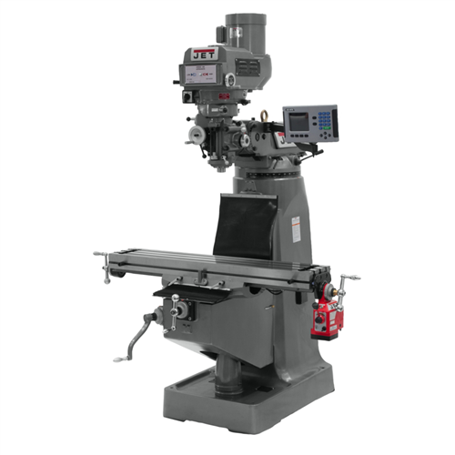 JET JTM-4VS Mill w/ ACU-RITE 200S DRO and x Powerfeed Installed