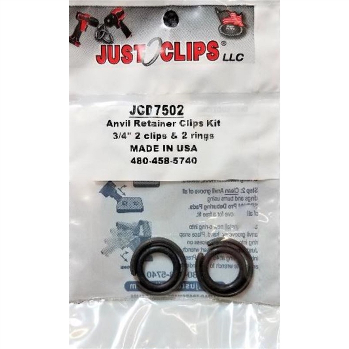 Just Clips 2-Pack of 3/4 in. Clip & O-Ring Kit