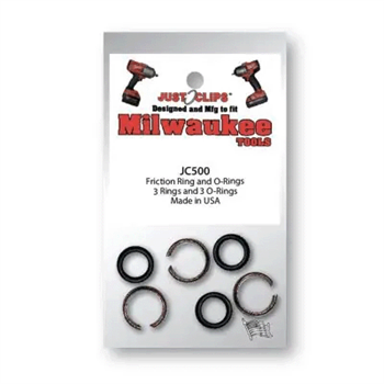 1/2" FRICTION RINGS & O-RINGS FOR MILWAUKEE TOOLS - 10 PACK