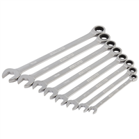 J S Products (steelman) 78965 8 Piece Metric 144 Postions Ratcheting Wrench Set