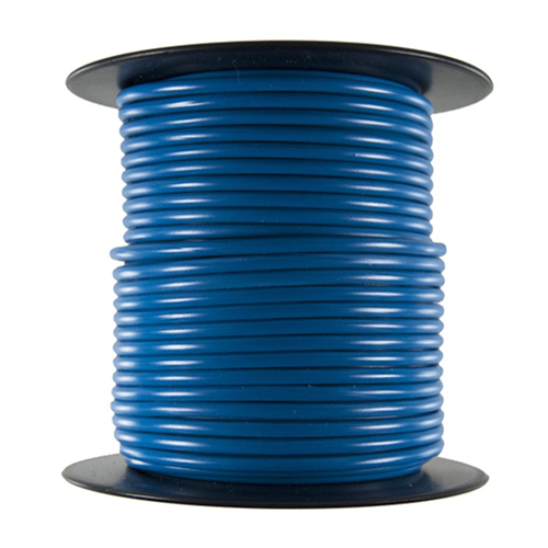 Primary Wire - Rated 80Â°C 10 AWG, Blue 100 Ft.