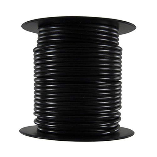 Primary Wire - Rated 80Â°C 12 AWG, Black 100 Ft.