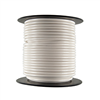 Primary Wire - Rated 80Â°C 12 AWG, White 100 Ft.