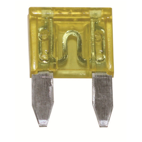 The Best Connection 20308f 25 Amp Clear Mini Fuse 2 Pcs