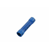 16-14 Blue Vinyl Butt Connector 20 Pcs
