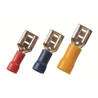 The Best Connection 2107H 12-10 .250 Yellow Vinyl FM Disconnect 15 Pcs