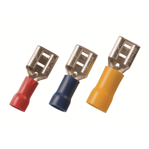 12-10 .250 Yellow Vinyl FM Disconnect 15 Pcs