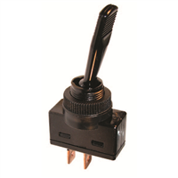 Black Non-Illum Toggle 20A 12V S.P.S.T. 1 Pc